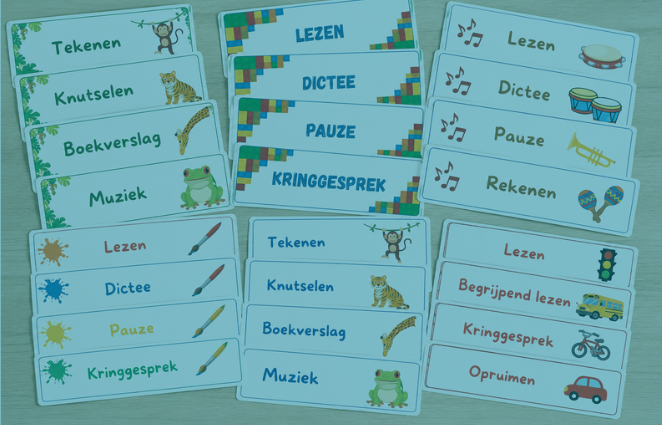 Goudenweken Dagritme kaarten
