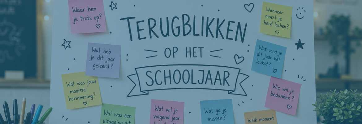 reflecteren op het schooljaar