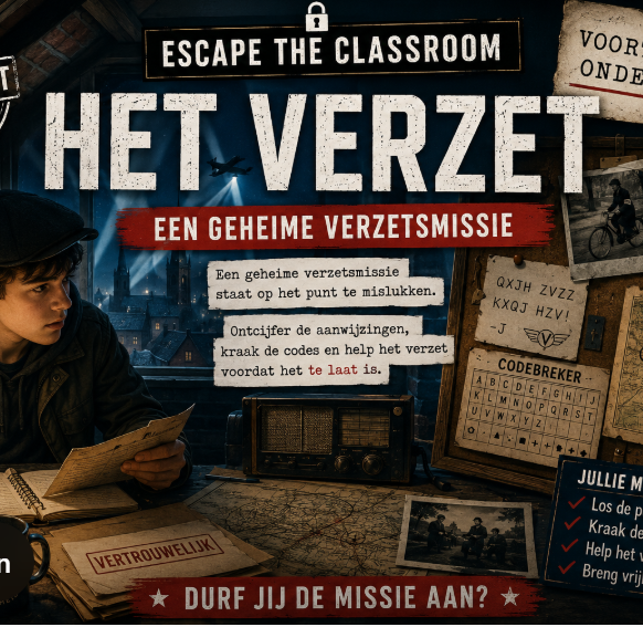 educatieve escaperoom Geschiedenis escaperoom