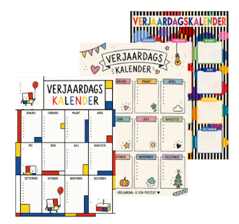 Verjaardagskalender klas Goudenweken lesmateriaal