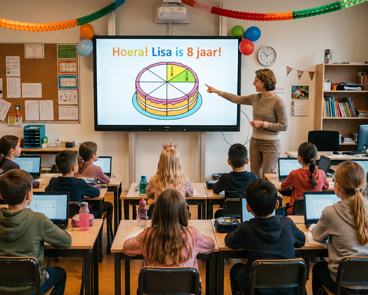 Verjaardag op school Verjaardag vieren in de klas