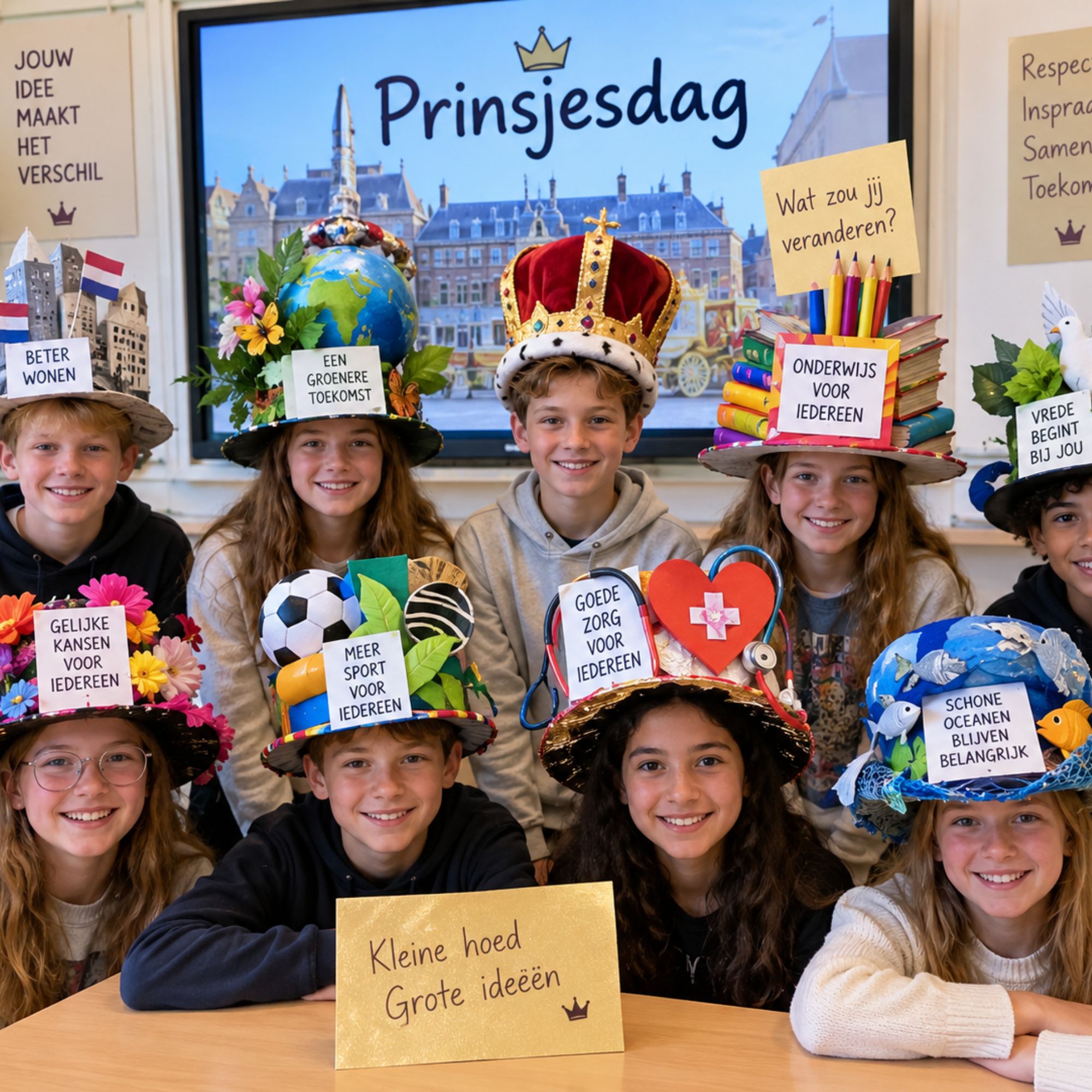 burgerschap onderwijs Prinsjesdag op school